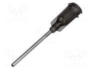 Needle: steel; 1"; Size: 16; straight; 1.2mm; Mounting: Luer Lock 