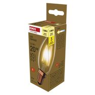 LED Bulb Vintage Candle / E14 / 2.5 W (20 W) / 225 lm / Warm white, EMOS