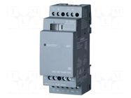 Module: extension; 12÷24VDC; for DIN rail mounting; LOGO! 8 SIEMENS