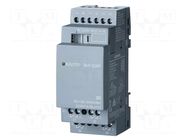 Module: extension; IN: 4; OUT: 4; OUT 1: relay; 5A; 12÷24VDC; LOGO! 8 SIEMENS