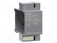 Contactor: 3-pole; LOGO! 8; 24VDC; for DIN rail mounting; LOGO! 8 SIEMENS