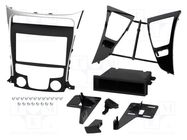 Radio frame; Hyundai; 2 DIN; black and silver METRA