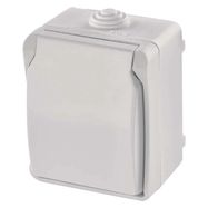 Socket (Wall-Mounted) IP54 white, EMOS