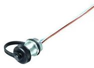 SENSOR CONN, RCPT, 4POS, M12, PANEL