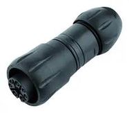 CIRCULAR CONNECTOR, RCPT, 4+PECABLE