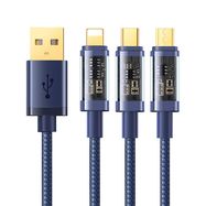 Cable 3w1 3.5A 1.2m Joyroom S-1T3015A5 (blue), Joyroom