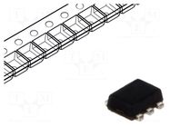 Diode: TVS array; 6V; 3A; 50W; bidirectional; SOT666; Ch: 2; ESD SEMTECH