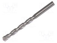 Drill bit; for concrete; Ø: 4mm; L: 75mm; steel; cemented carbide C.K