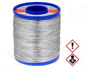 Tin; lead-based; Sn60Pb38Cu2; 0.7mm; 1kg; reel; 183°C; 2.2% CYNEL