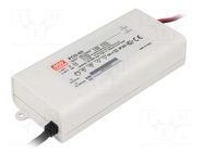 Power supply: switching; LED; 60.2W; 25÷43VDC; 1400mA; 180÷295VAC MEAN WELL