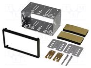 Universal mounting half frame; 2 DIN; Citroën,Ford,Mercedes 4CARMEDIA