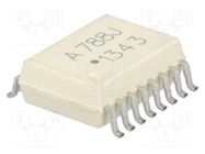 Optocoupler; SMD; Ch: 1; OUT: isolation amplifier; SO16; 25kV/μs BROADCOM (AVAGO)