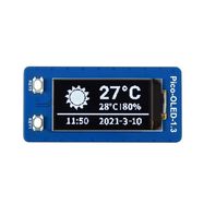 OLED display 1,3'' 64x128px - SPI/I2C - black/white - for Raspberry Pi Pico - Waveshare 19376