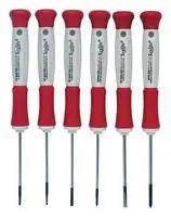 SLOTTED/PHILLIPS SCREWDRIVER SET, 6PC