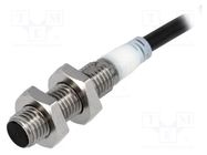 Sensor: inductive; OUT: PNP / NO; 0÷2mm; 12÷24VDC; M8; IP67; 200mA OMRON