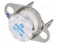 Sensor: thermostat; NC; Topen: 160°C; Tclos: 130°C; 10A; 250VAC PROFFUSE