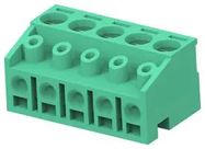 TERMINAL BLOCK, PLUGGABLE, 5WAYS, 12AWG