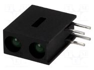 LED; in housing; 3mm; No.of diodes: 2; green; 20mA; 40°; 2.2÷2.5V KINGBRIGHT ELECTRONIC