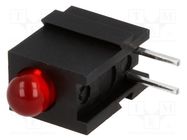 LED; in housing; 3.4mm; No.of diodes: 1; red; 20mA; 60°; 2÷2.5V KINGBRIGHT ELECTRONIC
