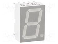 Display: LED; 7-segment; 14.22mm; 0.56"; No.char: 1; red; 0.9÷2.8mcd BROADCOM (AVAGO)