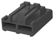 RCPT HOUSING, 2POS, ACETAL, BLACK