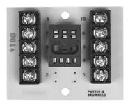 RELAY SOCKET, 10A, 10 PIN, PANEL