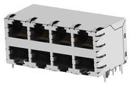 RJ45 CONNECTOR, JACK, 8P8C, 8PORT, CAT5