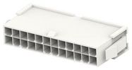 PLUG HOUSING, 24POS, PA, WHITE