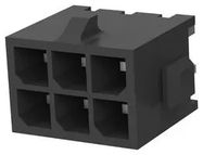 CONNECTOR, HEADER, 6POS, 2ROW, 3MM
