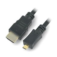 Goobay MicroHDMI - HDMI 2.0 cable - 3.0m