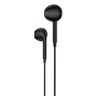 Inclined in-ear remote earphones Foneng EP100 (black), Foneng