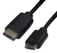 USB CABLE, 3.1 C-2.0 MICRO B PLUG, 1M