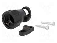 Cable hood and fastener; size 11; 8.3mm; straight; CPC TE Connectivity