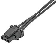 CABLE ASSY, 3POS, RCPT-RCPT, 75MM