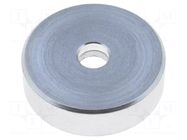 Magnet: permanent; neodymium; 75N; Ø: 16mm; H: 4.5mm; steel ELESA+GANTER
