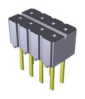 CONNECTOR, RCPT, 8POS, 2ROW, 2.54MM