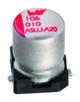 CAPACITOR, 10UF, 16VDC, ALUM ELECT, SMD