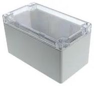 SMALL ENCLOSURE, SMALL, PC, GREY/CLEAR