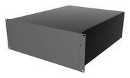 RACK MOUNT CABINET, 4U, ALUM, BLACK