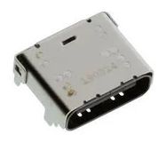 USB CONN, 3.1 TYPE C, RCPT, 24POS, SMT; USB Connector Type:USB Type C; USB Standard:USB 3.1; Gender:Receptacle; No. of Positions:24 Position; Connector Mounting:Surface Mount; Product Range:-; Contact Material:Copper Alloy; Contact Plating:Gold Plated Con