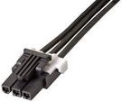 CABLE ASSY, 3P, RCPT-RCPT, 75MM