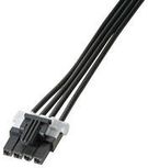 CABLE ASSY, 4P, RCPT-RCPT, 1M