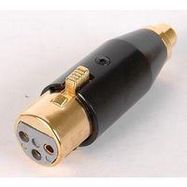 ADAPTOR, RCA JACK-3P XLR JACK