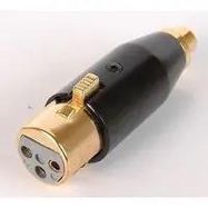 ADAPTOR, RCA JACK-3P XLR JACK