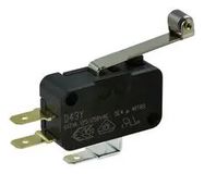MICROSWITCH, LEVER, SPDT, 6A, 250VAC