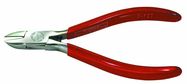 Slimline side cutters, 115 mm, with slim rounded head, transparent  insulation