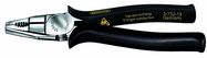 Combination pliers, 165 mm, dissipative black handguards