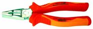 Combination pliers, 185 mm, bicoloured VDE safety insulation