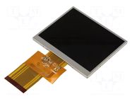 Display: TFT; 3.5"; 320x240; Illumin: LED; Dim: 76.9x63.9x3.3mm DISPLAY ELEKTRONIK