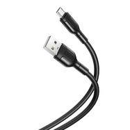 Cable USB to Micro USB XO NB212 2.1A 1m (black), XO